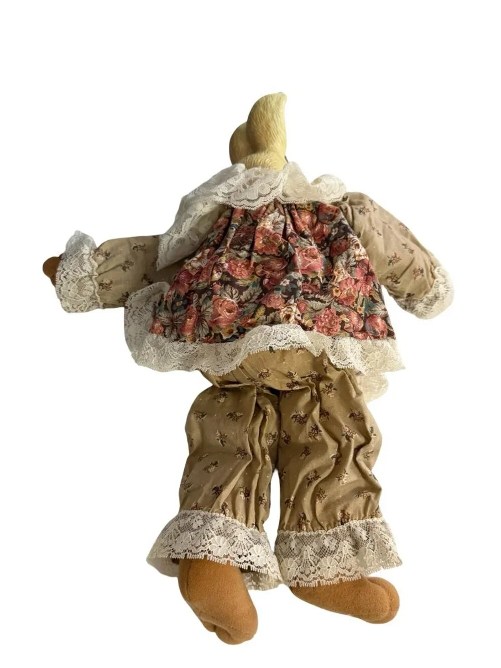 House of Lloyd Wendy Wabbit Bunny Rabbit Plush Doll Lace Floral Victorian Easter